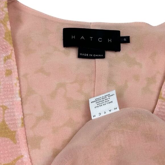 Hatch Maternity Petite Slouch Silk Blend Cocoon Mini Dress One Size Petite - Picture 5 of 7